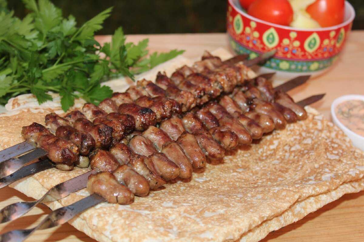 Шашлык из куриных сердечек — 9 рецептов