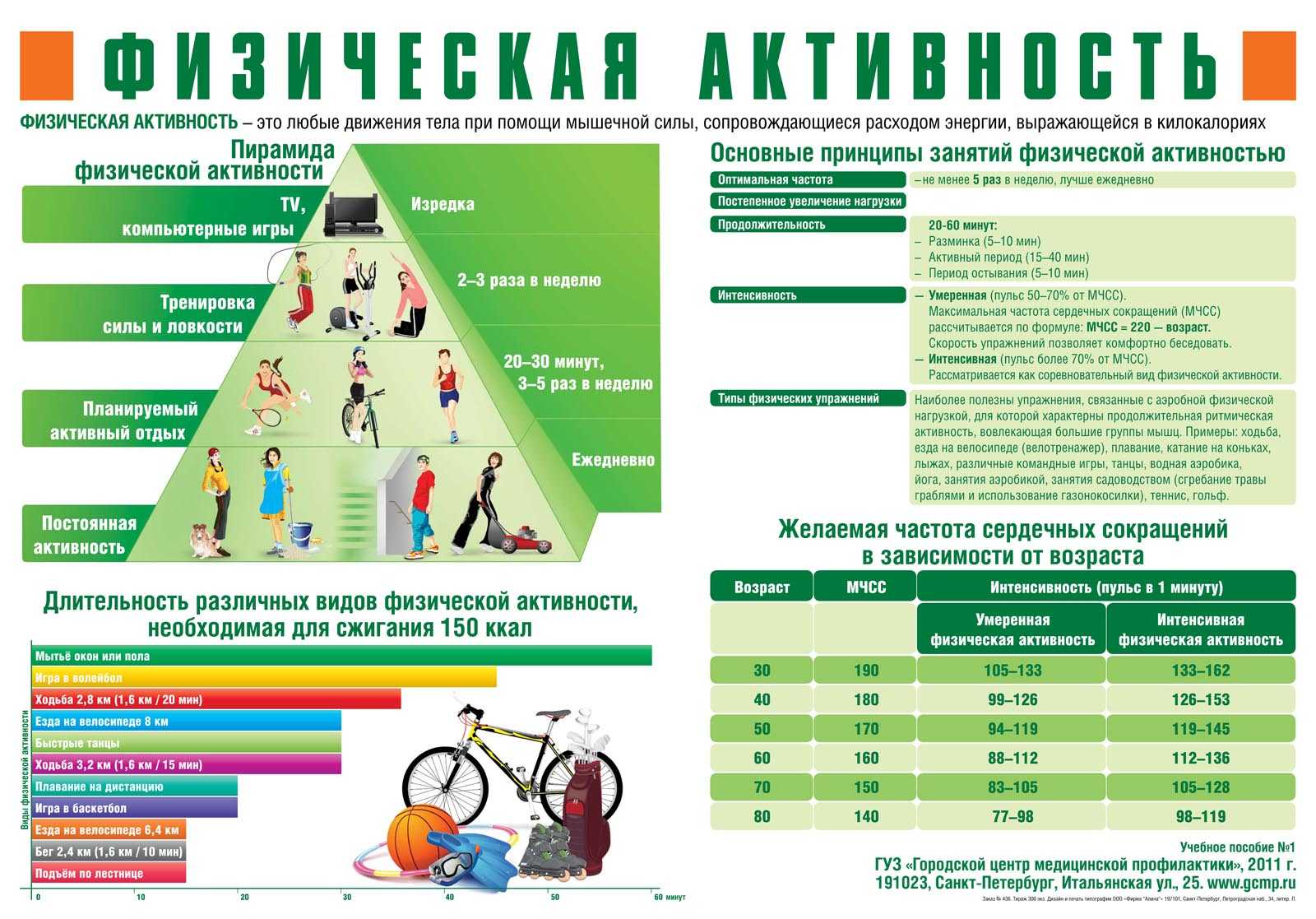 Режимы физической двигательной активности пациента схема