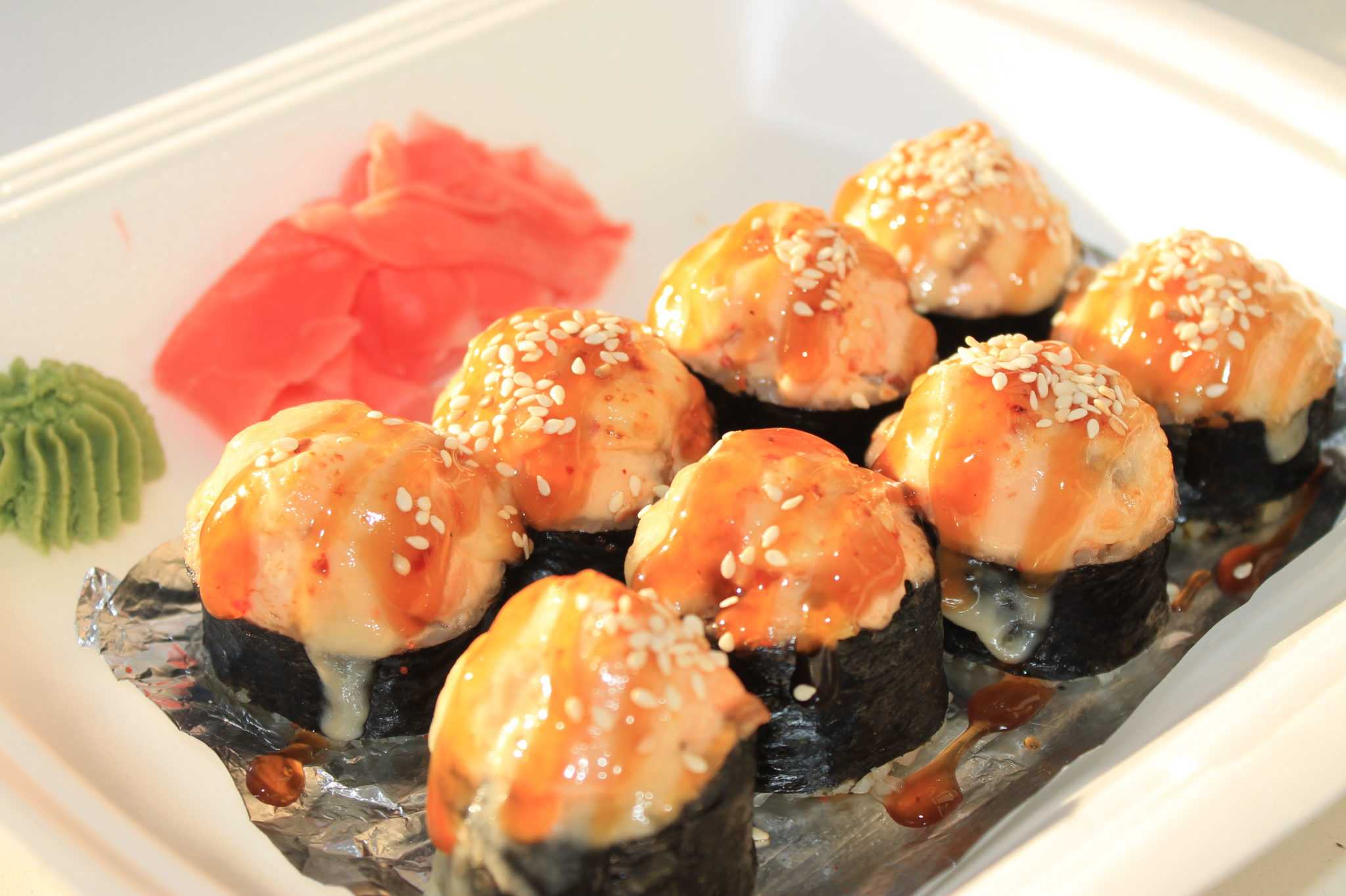 Рецепт суши запеченные с красной рыбой фото 67