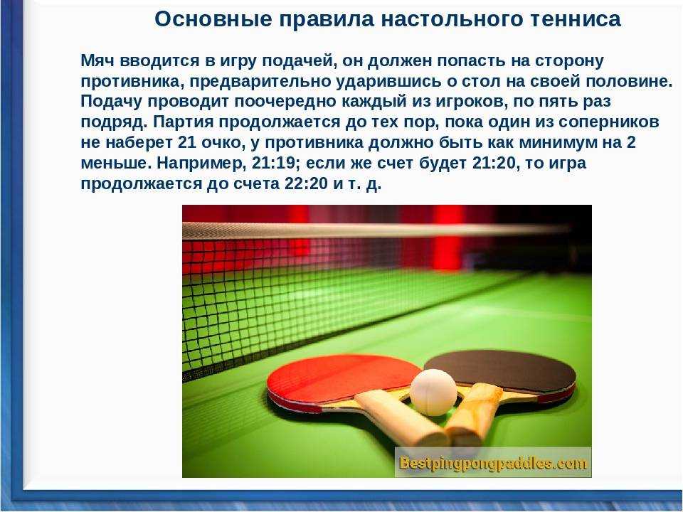 Правила большого тенниса кратко и понятно в картинках