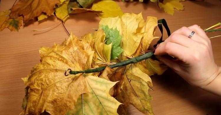 Венок из осенних листьев своими руками: мастер класс своими руками