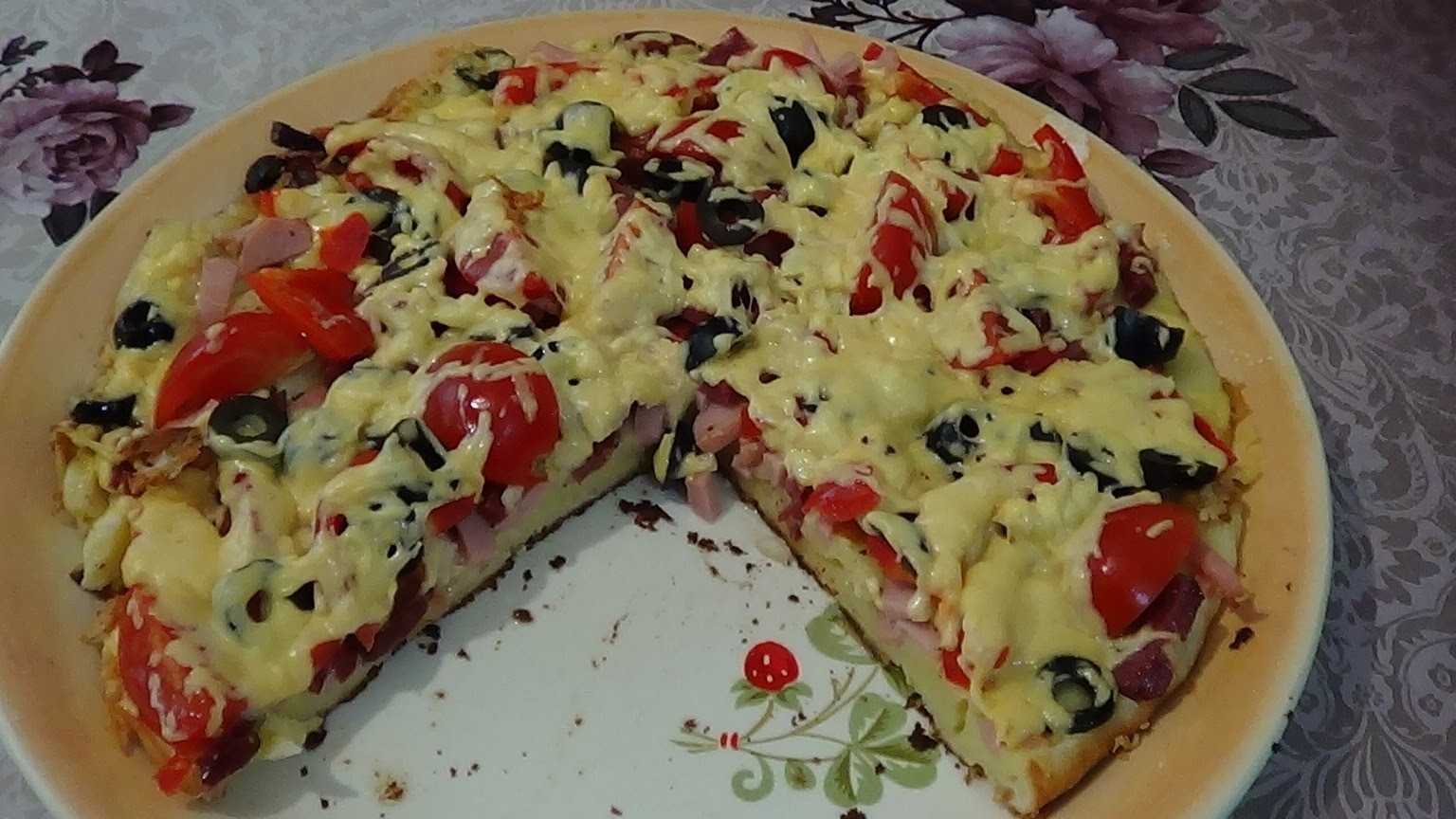 рецепт быстрой вкусной пиццы на сковороде фото 49