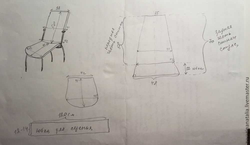Пошаговая инструкция по пошиву чехла на кресло своими руками